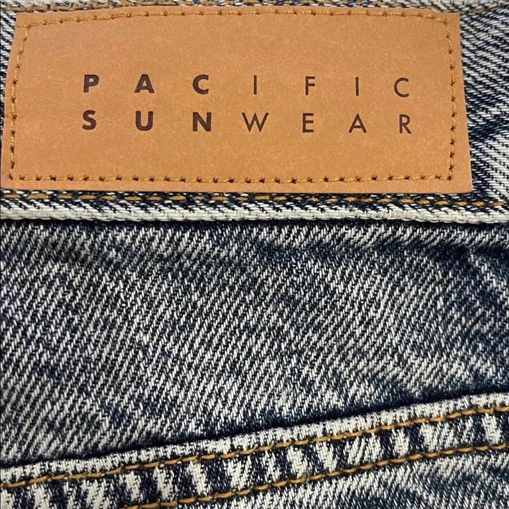 PacSun High Rise‎ Straight Distressed Jeans 26 NWT